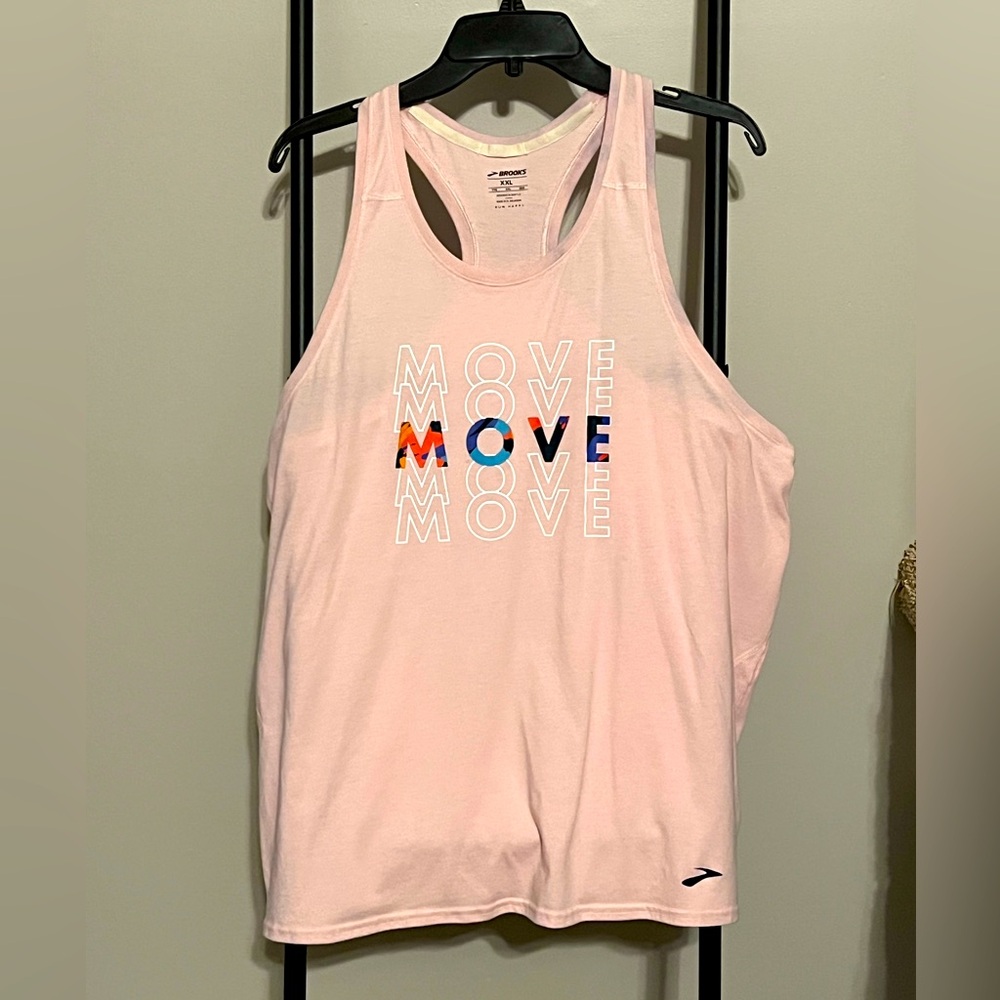 Brooks tank, nwot, pink, XXL